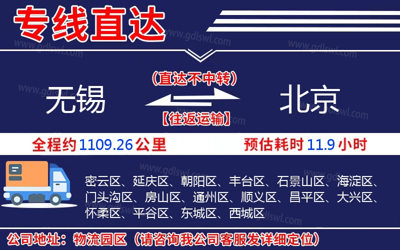 無(wú)錫到北京物流公司 無(wú)錫到北京物流公司